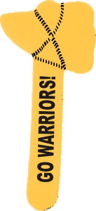 Promotional Foam Hands: 10 inch Tomahawk Foam Wavers